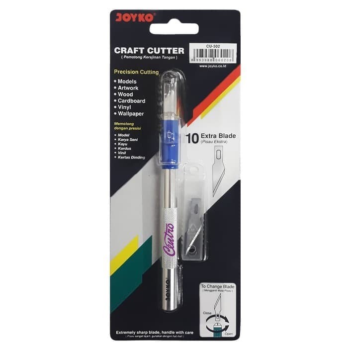 

UKIR-ALAT- JOYKO CRAFT CUTTER PRECISION ART KNIFE CU502 -ALAT-UKIR.