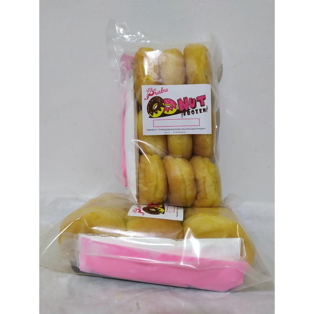 PREMIUM DONAT KENTANG FROZEN FOOD SOLO PRABU CAKE DONUT MAKANAN BEKU