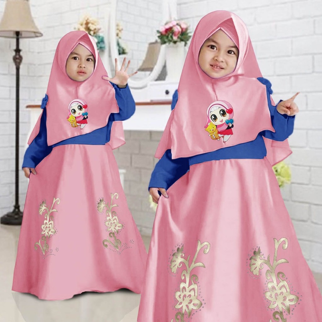 GAMIS MAIRA KIDS / GAMIS ANAK PEREMPUAN / BAJU MUSLIM ANAK KECIL