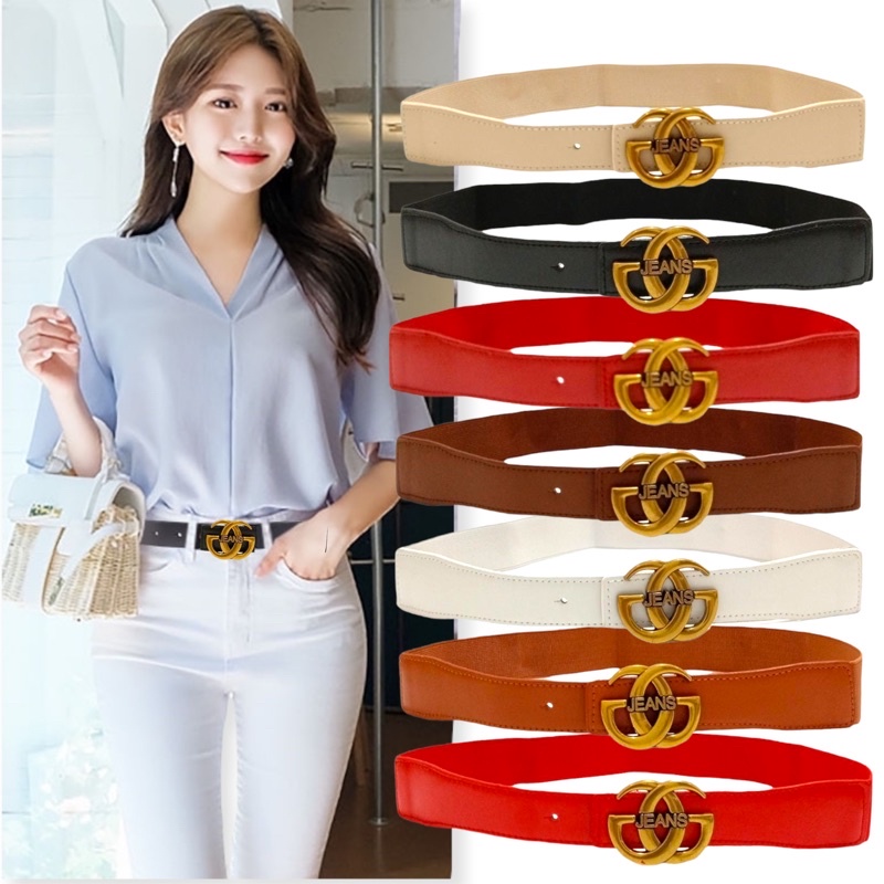 109 [SMARTGIRL] READYSTOCK TERMURAH KARET BELT / IKAT PINGGANG WANITA IMPORT 590