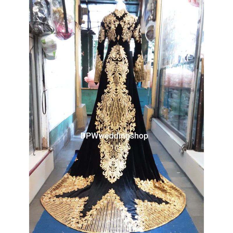 Kebaya Pengantin Bludru