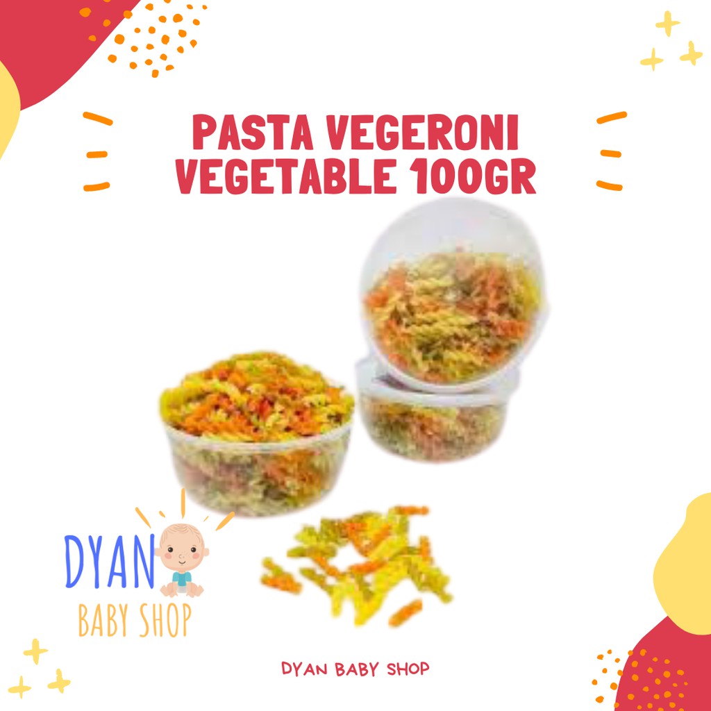 

Pasta Vegeroni Vegetable Macaroni MPASI 100gr