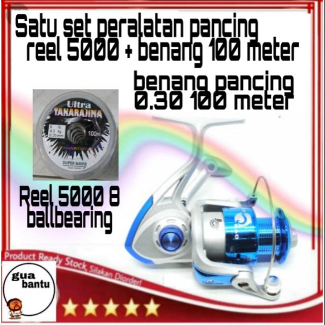 Reel pancing 5000 reel pancing murah reel pancing set