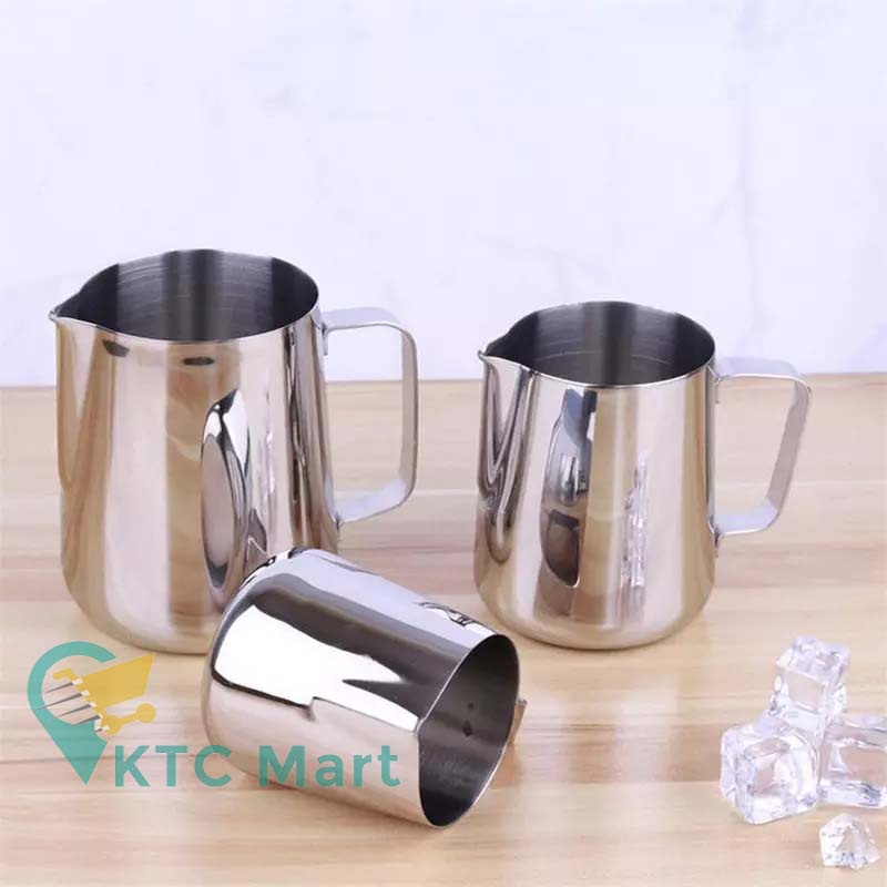 KTCmart - SUS 304 Milk Jug Kopi Cappucino Latte Art Jug Stainless Espresso Teko Pitcher Barista Cangkir