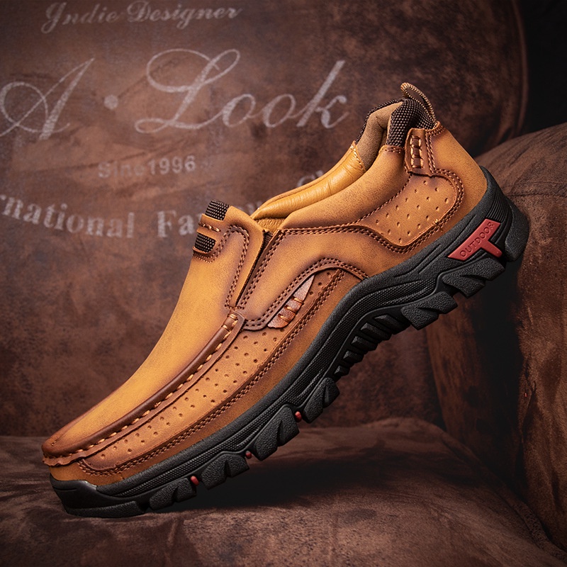2020 Kasual Sepatu Pria Sepatu  Ukuran Besar Outdoor Closed Toe Off-Road Hiking Sepatu 48 ukuran    