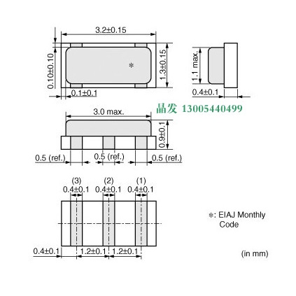 Crystal 16MHz SMD Xtal SMD 16 Mhz 3P