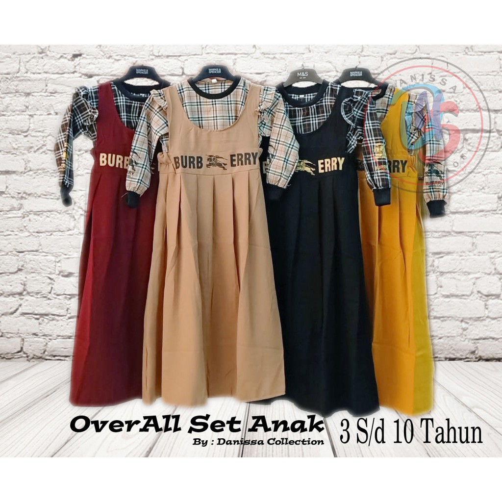 SET OVERALL  ANAK BB 3 S/d 15 tahun terlaris/termurah / ONE SET OVERALL INNER/ ONE SET REMAJA/ ONE SET