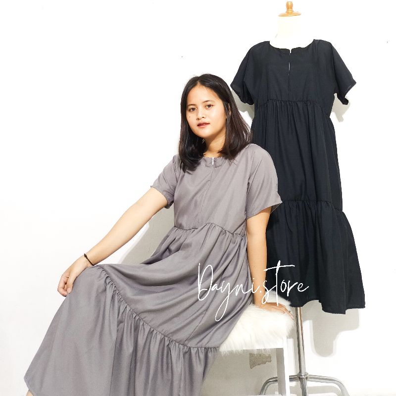 GROSIRAN 1 ROLL DASTER DRESS MEWAH AYANA / MIDI DRESS / DASTER BUSUI / DASTER SLETING DEPAN / DASTER