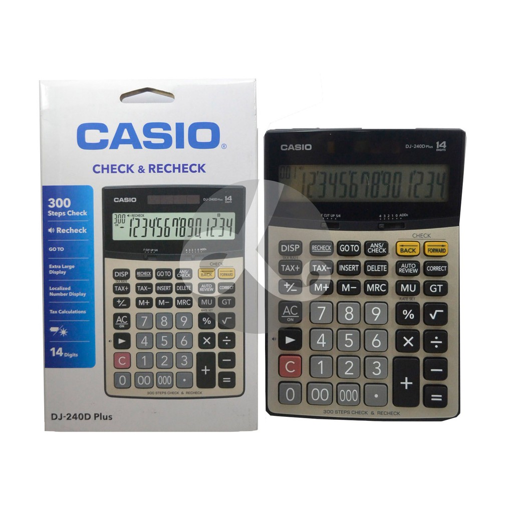 

Kalkulator Casio DJ-240D Plus Calculator Desktop Original