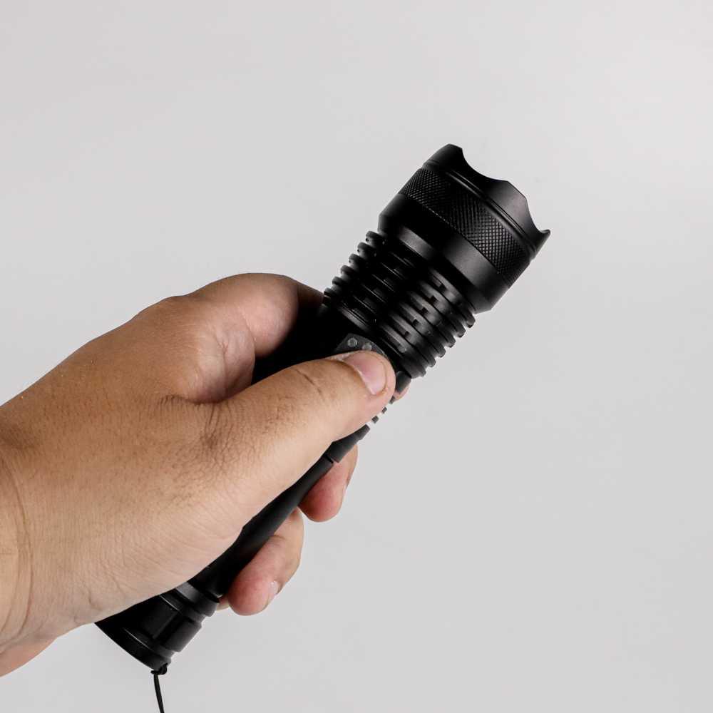 TaffLED Senter LED Outdoor Camping Zoom USB Rechargeable P50 - TG-S191