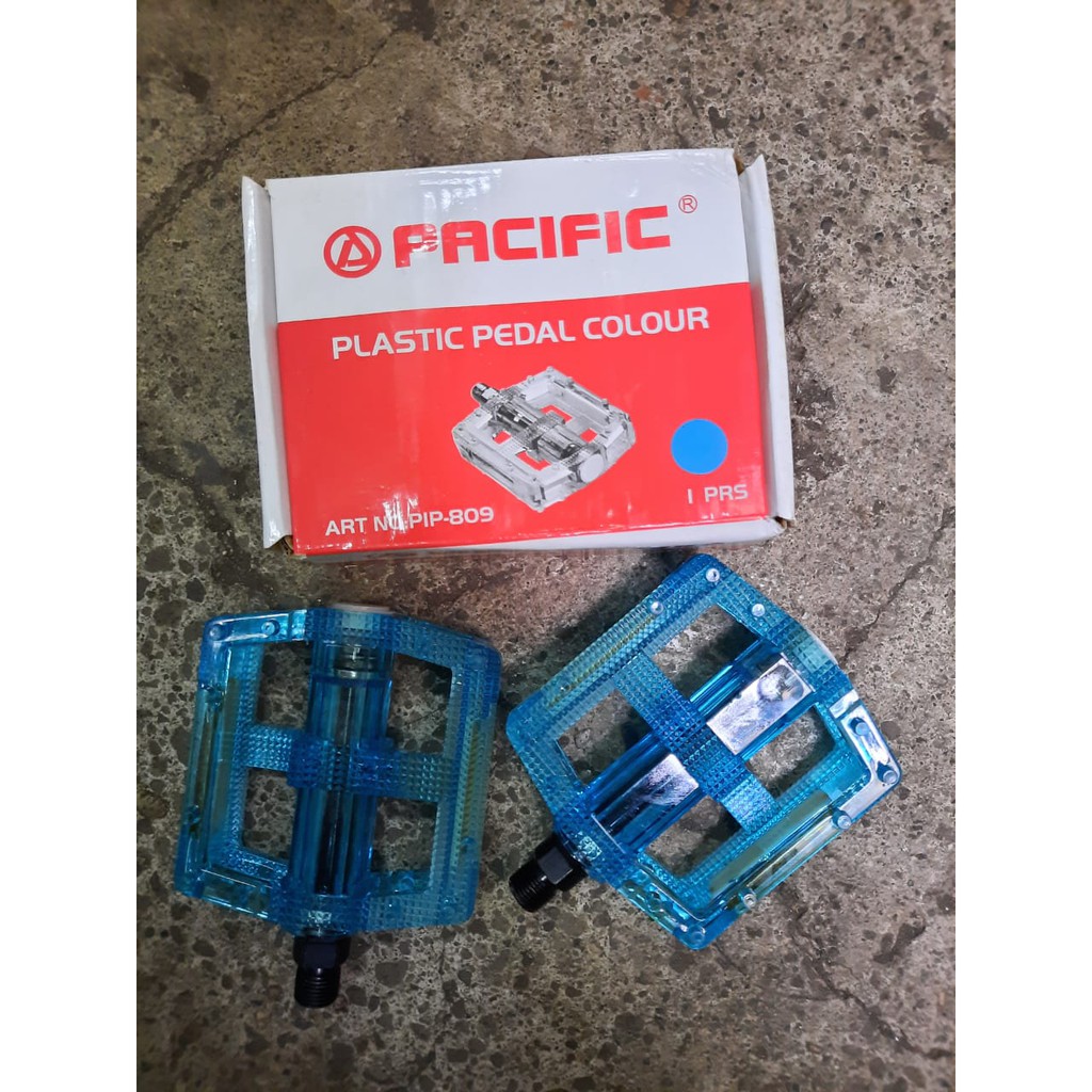 TERMURAH!!! Pedal Sepeda / Pedal PACIFIC As Besar Warna Biru