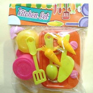 Mainan Masak Masakan Anak Kitchen Set Mini Anak Perempuan - Mainan Anak Perempuan - Pretend Play Cooking - Set Masak Mini