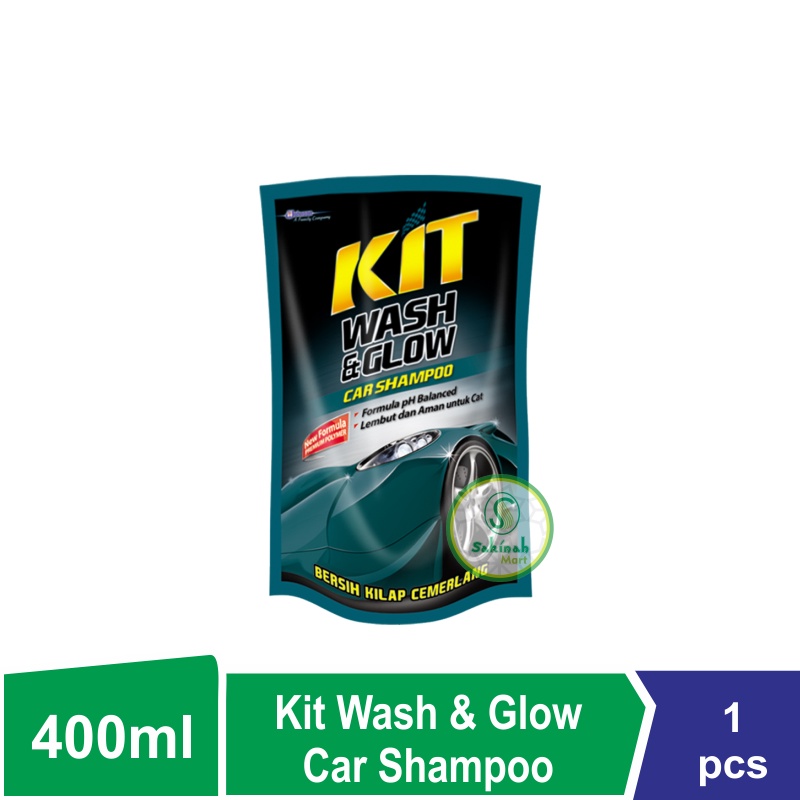 Kit wash and glow car shampoo 400ml / 720ml