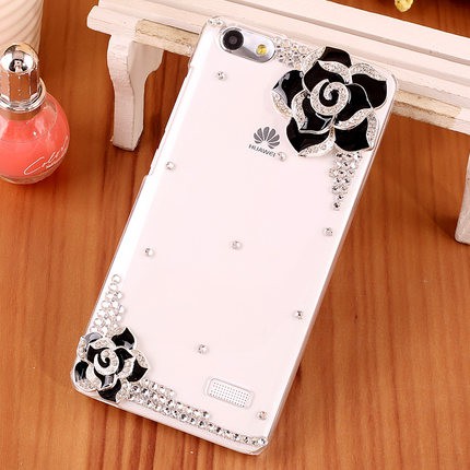 3D Flower Luxury Bling Case Cover For Huawei G Play Mini CHC-U01 chc u01 / Honor 4C 4 C CHM-U01 CHM