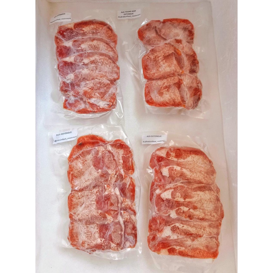 

NATUREFOOD Daging Lidah sapi Australia (AUS Oxtongue)