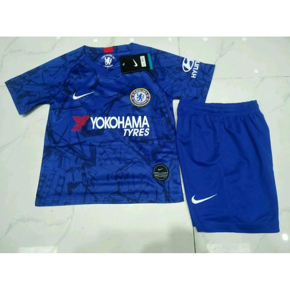 TERLARIS  Setelan Jersey Celana Chelsea Home Kids Premium Quality - Official Grade Ori Super Baju
