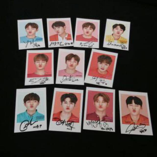 [NEGO] WANNA ONE ALBUM & PHOTOCARD - NOTHING WITHOUT YOU ONG GUANLIN JIHOON & INISFREE POLAROID