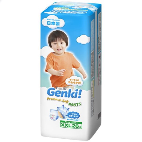 Nepia Genki - JUMBO PACK Premium Soft Pants