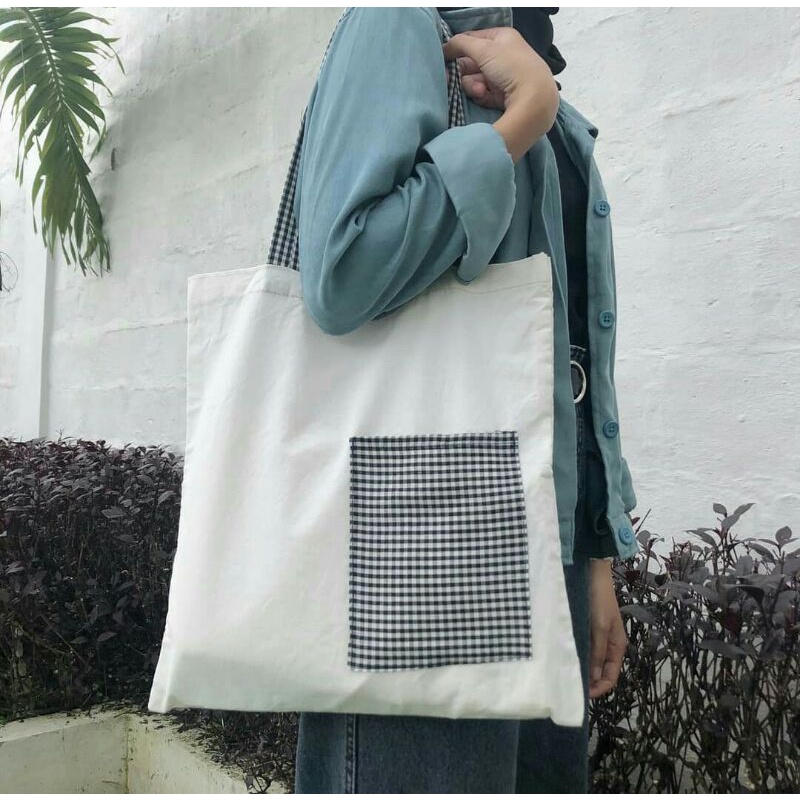 canvas totebag / Korean totebag / totebag canvas / canvas bag / tas canvas