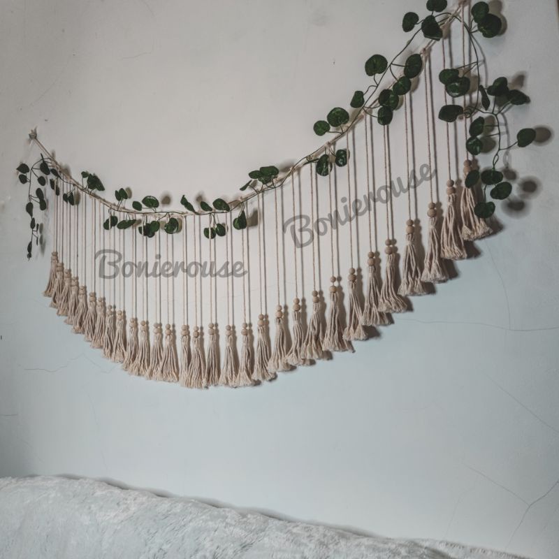 garland bunting rumbai backdrop aesthetic hiasan dinding