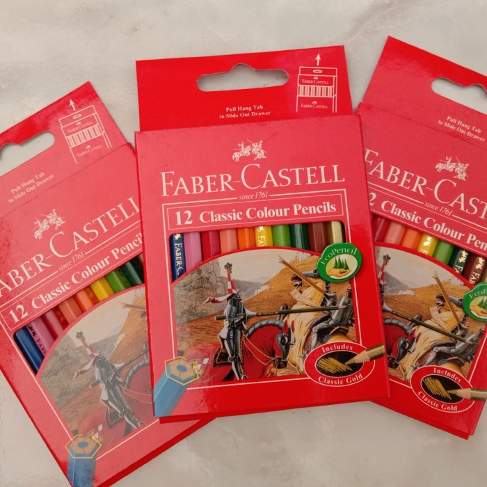 

Spesial Pensil Warna Faber Castell 12 Pendek Bagus