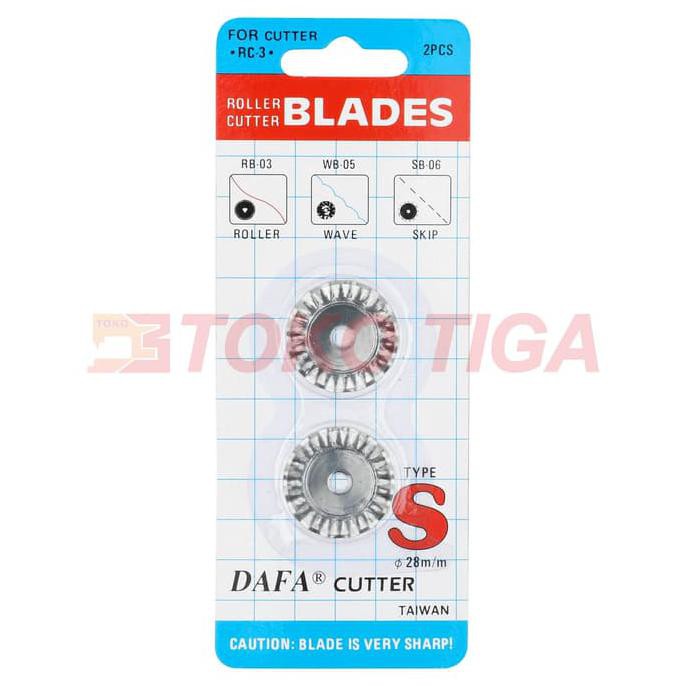 

Baru Pinking Blade - Refill Rotary Cutter 28Mm Taiwan - Wb 05