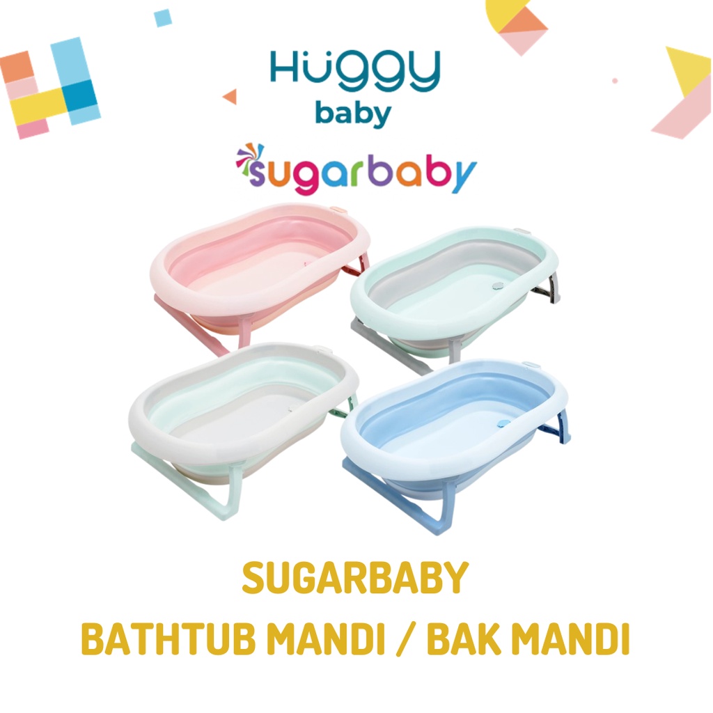 Sugarbaby Foldable Baby Bathtub Dengan Sensor Panas | Bak Mandi