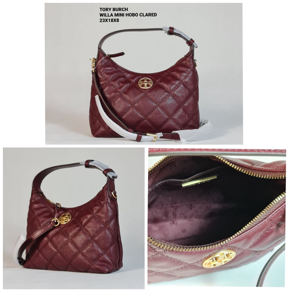 Tas TB Willa Mini Hobo Claret sz 23x18x8cm