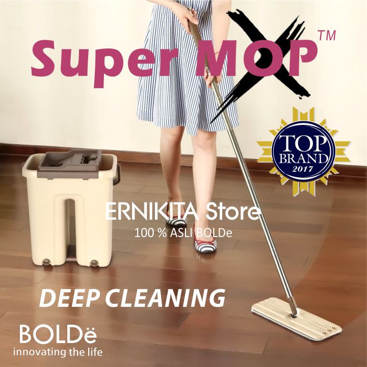 BOLDe SUPERMOP X - Alat Pel Flat Peras Bilas