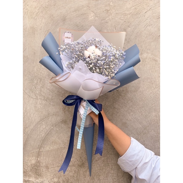 Baby Breath Cone Bouquet - Buket Unik Termurah Jakarta