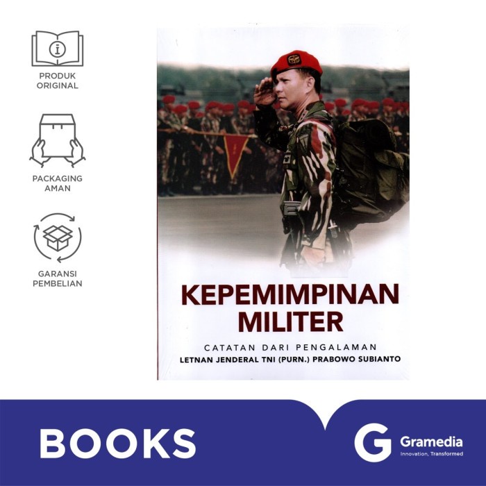 

DISKON SPESIAL KEPEMIMPINAN MILITER CATATAN DARI PENGALAMAN TERLARIS