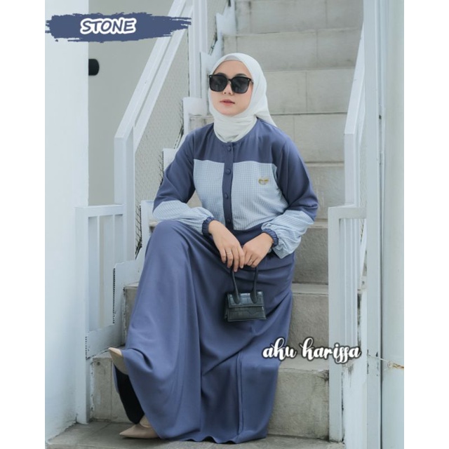 TANISHA DRESS AKU KARISSA TANISHA DRESS DRESS KOTAK KOTAK