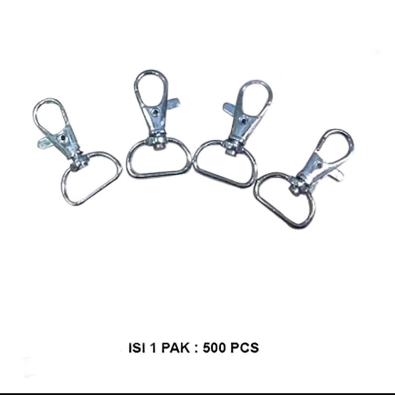 

Cantelan Pengait Besi (100) Gantungan Tali Id Card 2cm Kaitan 2cm RB9