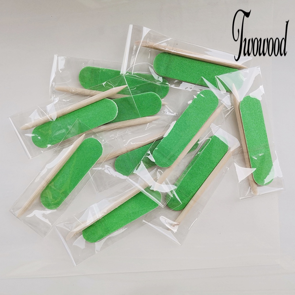 50 Pcs / Set Strip Pengamplasan Kuku Sekali Pakai Untuk Hotel