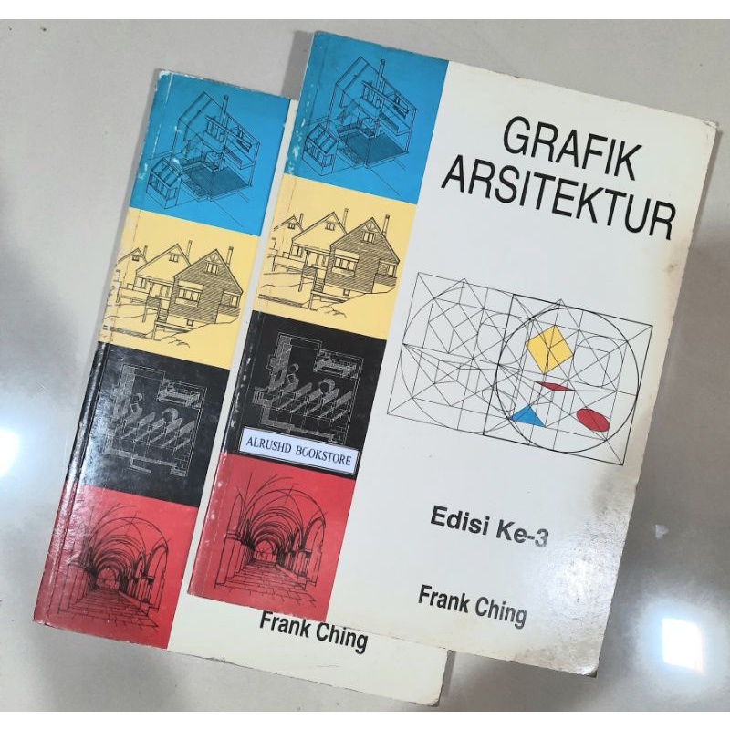 Buku (Original 100%)⭐⭐⭐ Grafik Arsitektur - Frank Ching