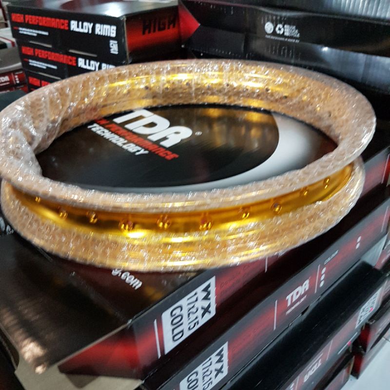 Velg TDR WS W SHAPE 140 160 185 215 250 Ring 17 36 Hole Gold original TDR