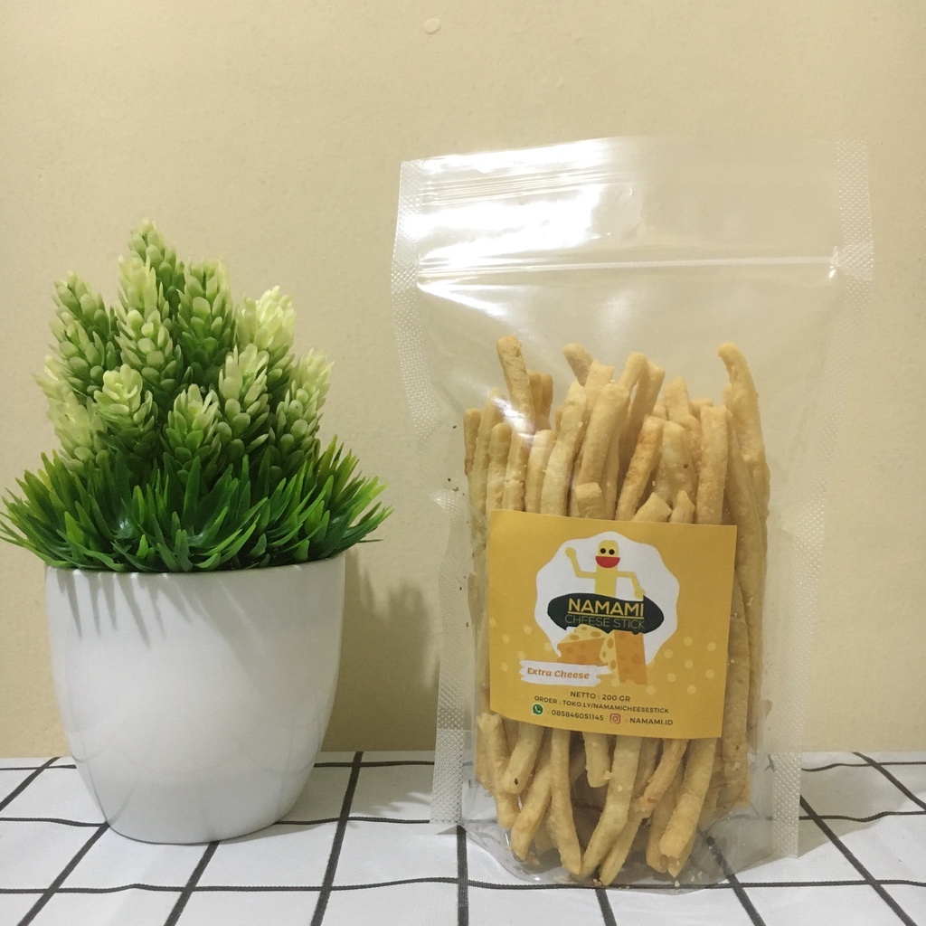 

[DIJAMIN BEDA] SISTIK EXTRA CHEESE 200GR - NAMAMI CHEESE STICK