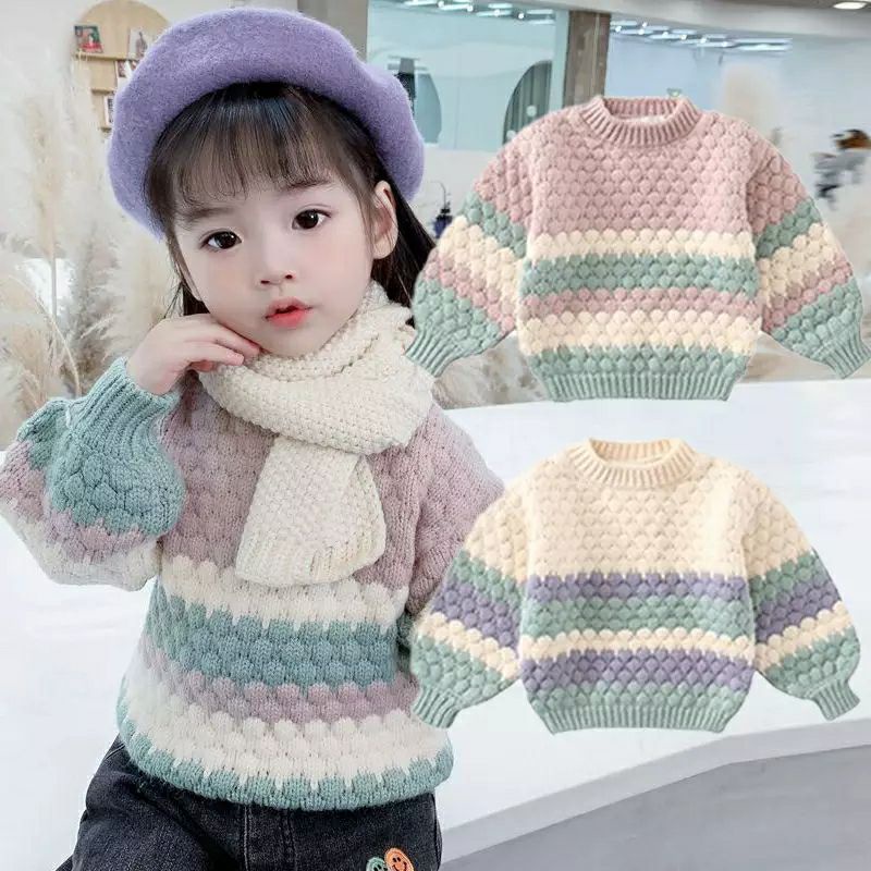 Yupi Kids Hoodie Sweater Popcorn Rajut Anak Perempuan 1-3th / yupi hoodie popcorn anak