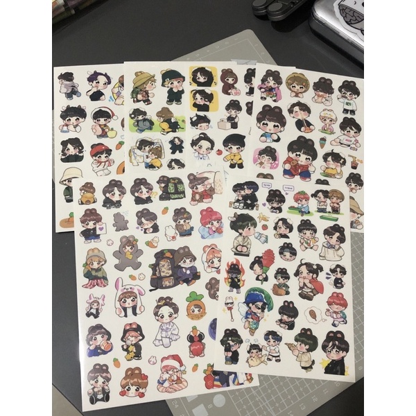 

sticker bts jungkook fanartist venni_y transparan ilustrasi