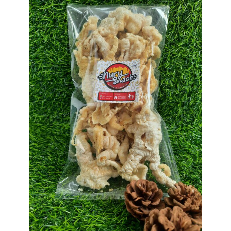 

kripik cakar ayam/ ceker ayam kemasan 100 gram