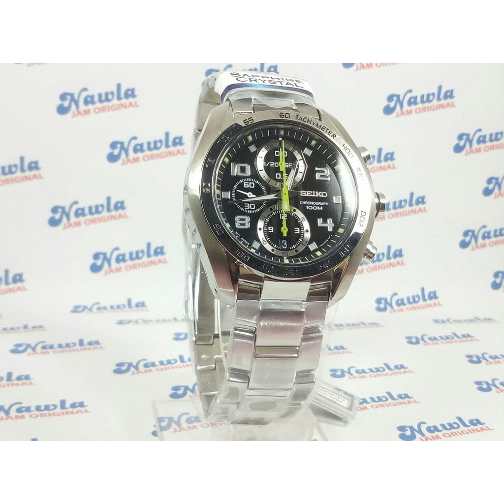 Seiko Criteria SNDD31P1 Chronograph Black Dial | Jam Pria SNDD31