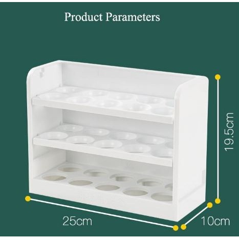 DD - 30 Grids Egg Holder Container / Kotak Penyimpanan Telur