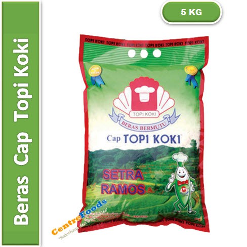 

Beras Cap Topi Koki | Setra Ramos [ Harga Per 5 KG ]