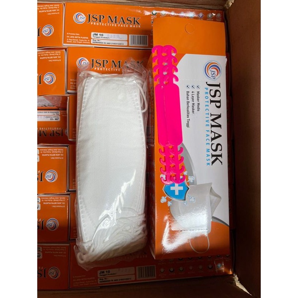 MASKER KF94 JSP 3ply Free Konektor Original - ISI 25PC