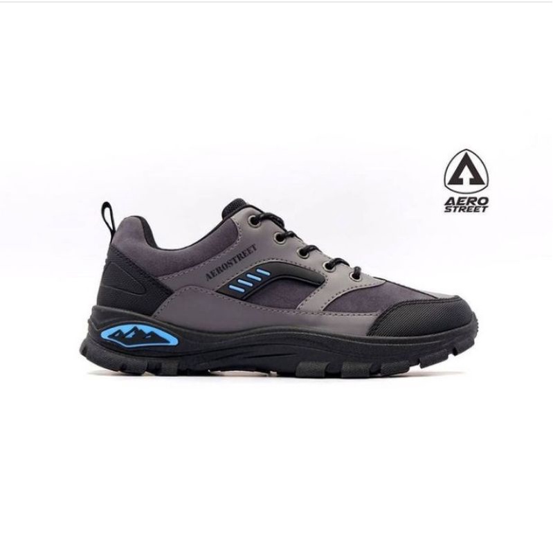 SEPATU OUTDOOR AEROSTREET ORMOND ABU-HITAM