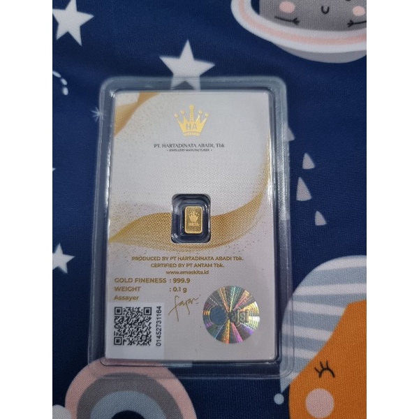 Logam Mulia Antam × Hartadinata Premium 0.1gram
