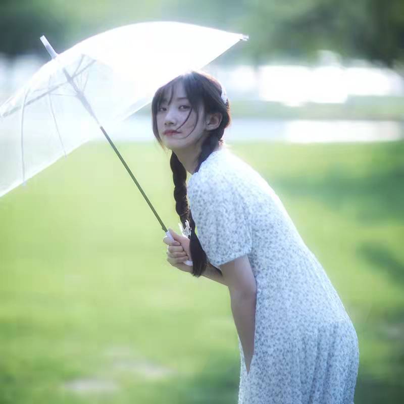 (NF-8)Payung Transparan Korea Jepang Bening Umbrella Transparant PREMIUM UMBRELLA