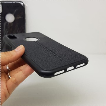 Auto Focus iPhone XR 6.1 inchi Leather Soft Case Iphone XR AutoFocus Ultimate Experience Motif Kulit