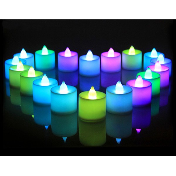 Lilin Elektrik Mini Menyala 7 warna seven colours natal christmas night