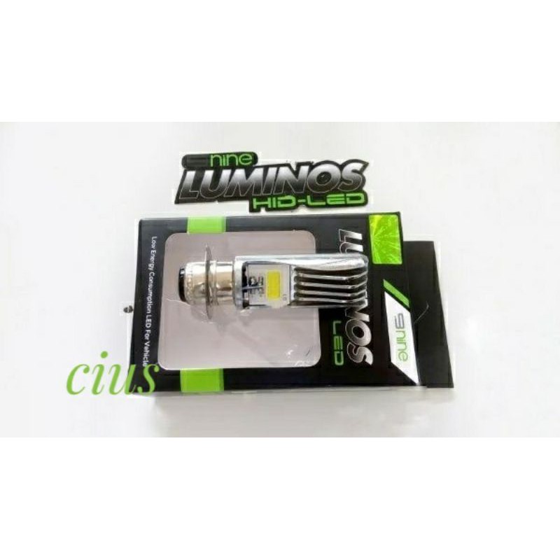 LAMPU LED UTAMA MOTOR H6 COB AC DC LUMINOS ECO9 WHITE-2